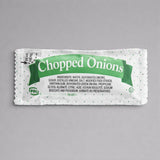 Chopped Onion Packets - Pack of 30 Individual Single Serve Condiment Packets for Hot Dogs & Burgers - Diced Onion Topping for Concession Stands, Food