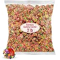 Gummy Clusters Rainbow, 2lb Pack of Gummy Clusters Bulk, Perfect Gummy Candy Snack for Parties, Birthdays, Holidays, Gift Bags, Office Treats