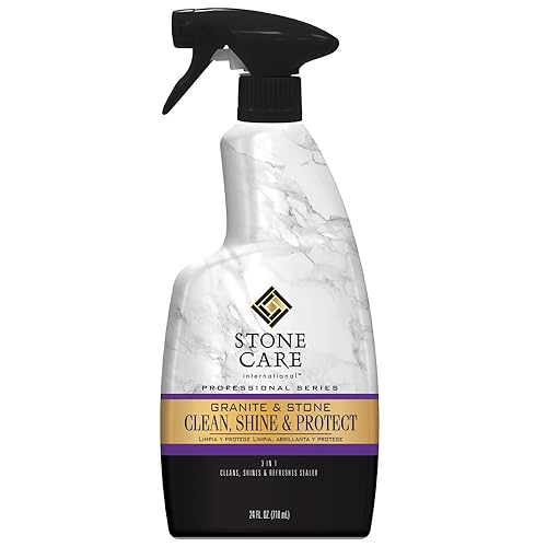 Stone Care International Granite Clean, Shine & Protect - Cleans Polishes & Protects Stone, Granite, Quartz, Marble, Limestone and Travertine Slate