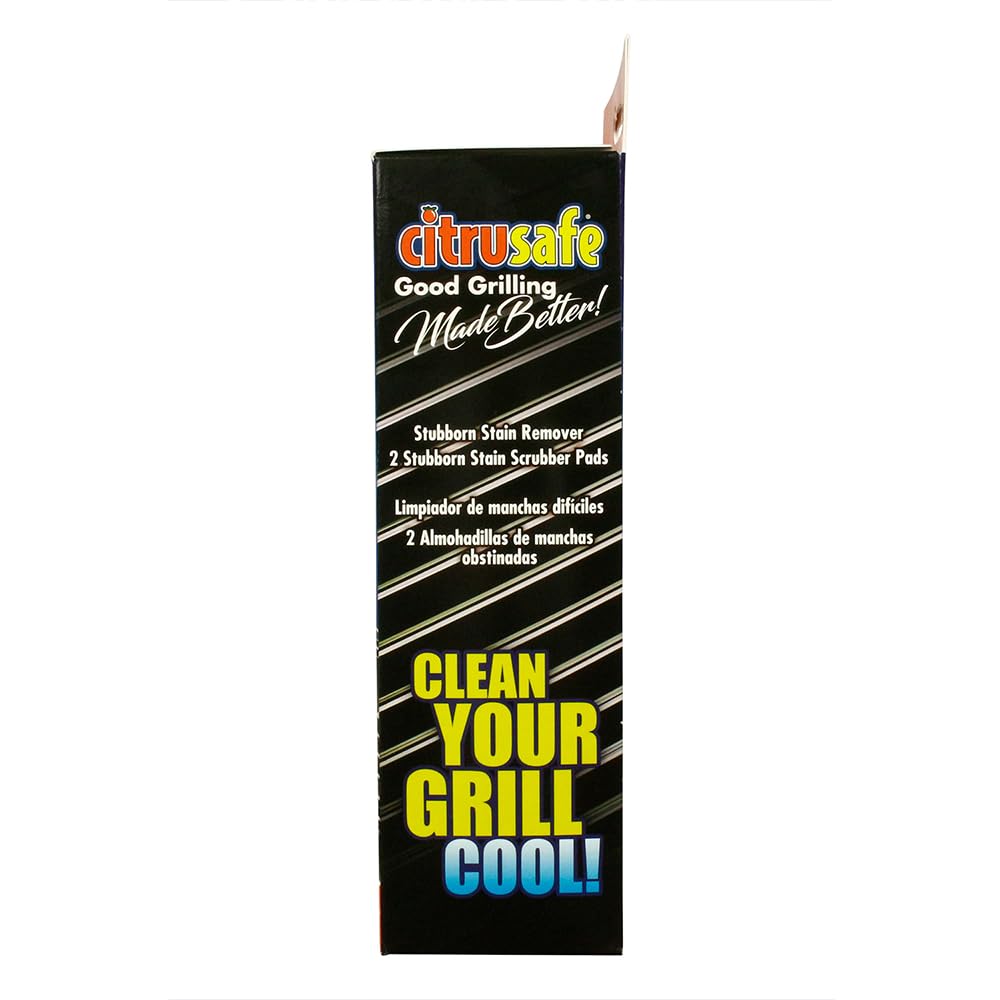 Citrusafe Stubborn Stain Remover - Removes Stubborn Stains on Painted Steel and Porcelain Enamel Grill Exteriors