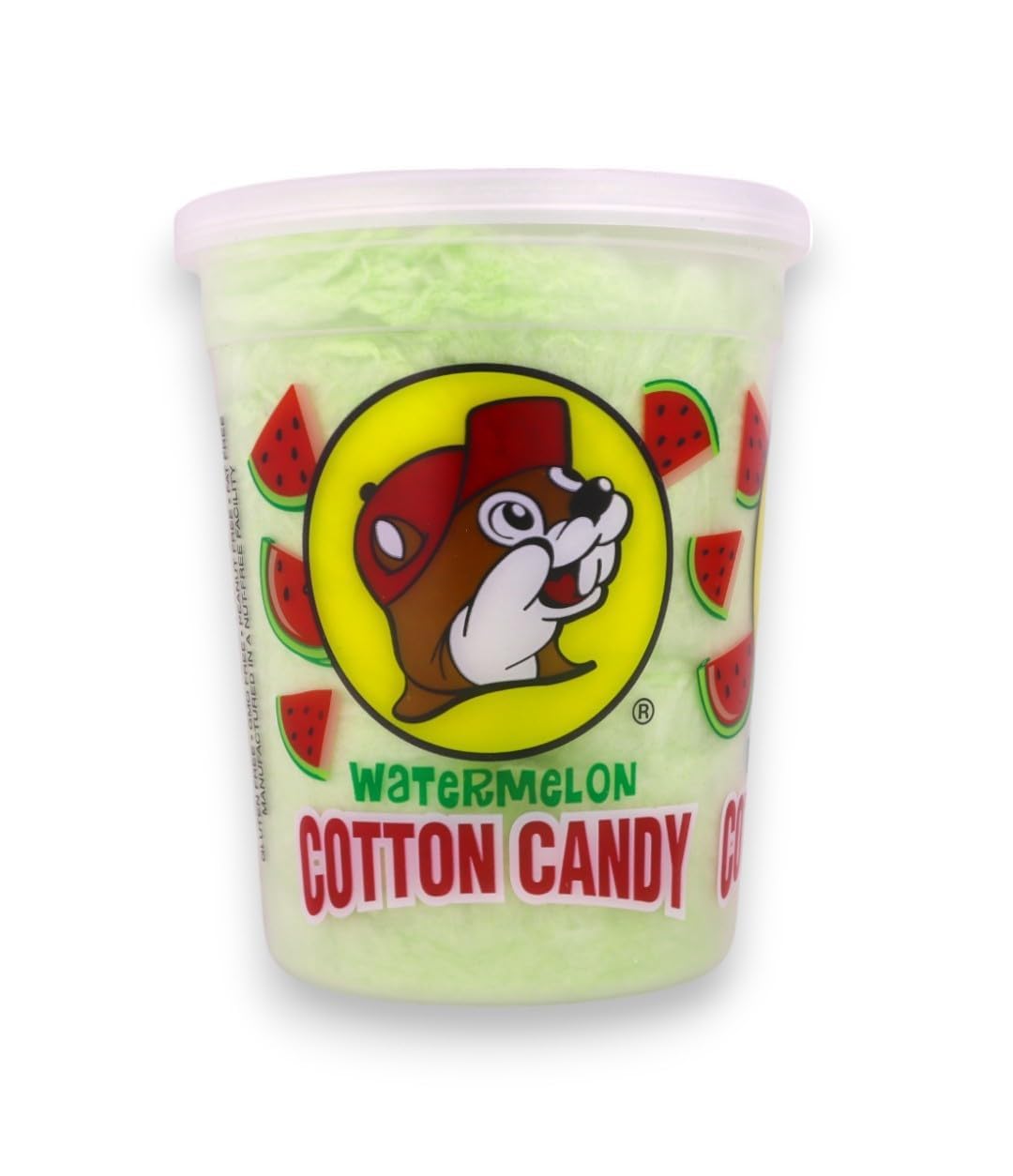 Buc-ee's Gluten Free Cotton Candy - 2 oz Tub (Watermelon)