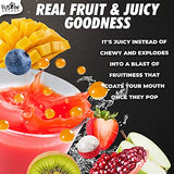 Fusion Select Bursting Boba Popping Boba Pearls Fruit Tea Snack Toppings (Strawberry, 2 Pack)