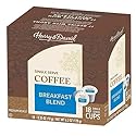 Harry & David Breakfast Blend Medium Roast Coffee, Single Serve Cups (Compatible with Keurig K-Cup Brewers) - 18 Count