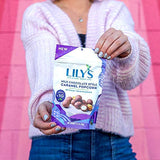 Lily's Milk Chocolate Style Caramel Popcorn By Sweets, Stevia Sweetened, No Added Sugar, Low-Carb, Keto Friendly, Fair Trade, Gluten-Free & Non-Gmo