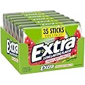 EXTRA Sweet Watermelon Sugar Free Chewing Gum Pack, Individually Wrapped, Fruit Gum 35 Sticks (Pack of 6), Mega Bulk Pack with Long Lasting Flavor