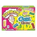 WARHEADS Ooze Chewz - Chewy Bite-Size Candy with Sour Filling - Mango, Strawberry, Green Apple, Black Cherry, Watermelon & Blue Raspberry Flavors