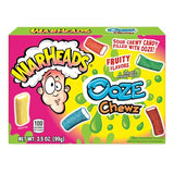 WARHEADS Ooze Chewz - Chewy Bite-Size Candy with Sour Filling - Mango, Strawberry, Green Apple, Black Cherry, Watermelon & Blue Raspberry Flavors