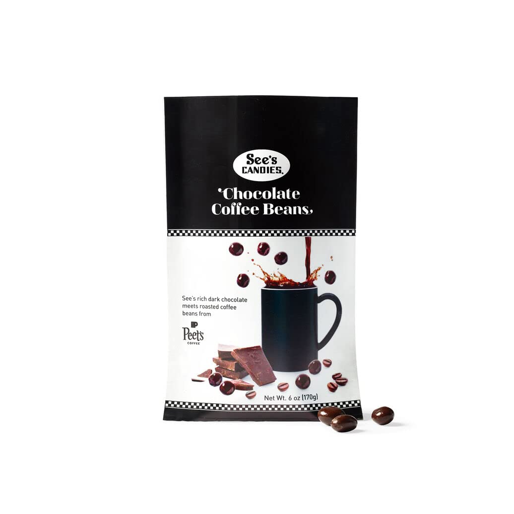 See's Candies 6 oz Chocolate Covered Coffee Beans