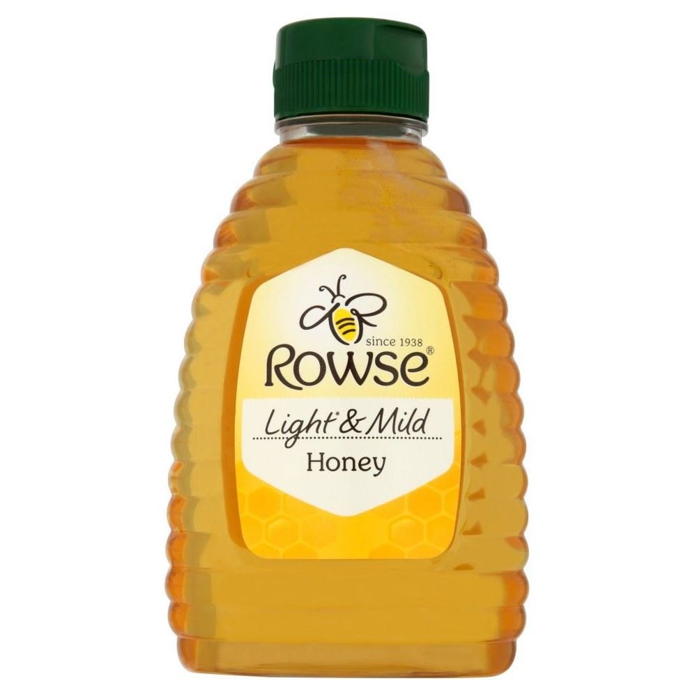 Rowse Light & Mild Squeezy Honey (340g) - Pack of 2 by Rowse