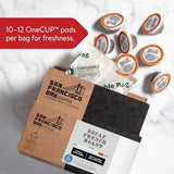 San Francisco Bay Compostable Coffee Pods - DECAF French Roast (12 Ct) K-Cup Compatible including Keurig 2.0, Dark Roast, Swiss Water Processed