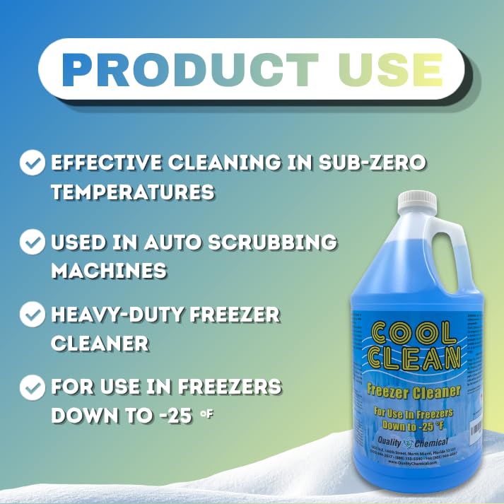Quality Chemical Cool Clean Heavy-Duty Freezer Cleaner-1 gallon (128 oz.)