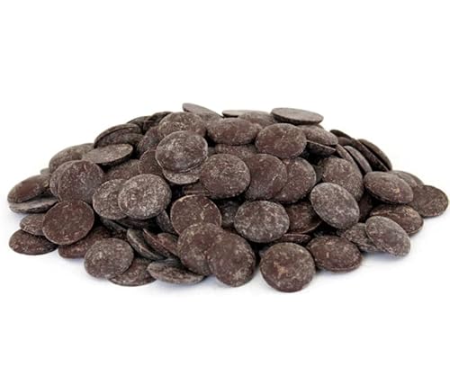 Sugar Free Chocolate Discs by Its Delish, 2 Lbs Bulk Bag | Dark Chocolate Meltables For Baking & Confectionery, Pastry Chefs, Chocolatiers, Home Bakers & Sweet Snacking | Non-Dairy, Vegan, Kosher Parve