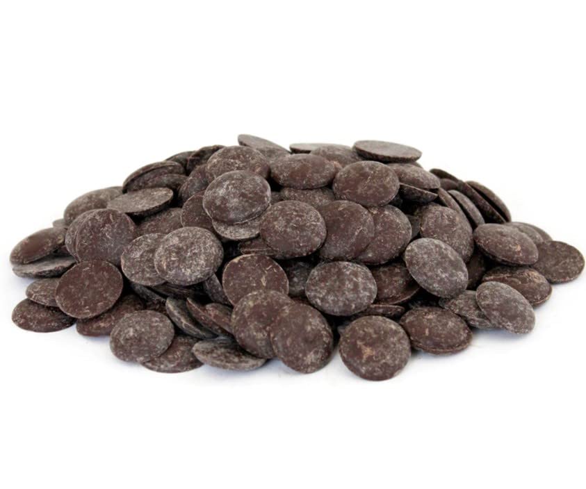 Sugar Free Chocolate Discs by Its Delish, 2 Lbs Bulk Bag | Dark Chocolate Meltables For Baking & Confectionery, Pastry Chefs, Chocolatiers, Home Bakers & Sweet Snacking | Non-Dairy, Vegan, Kosher Parve