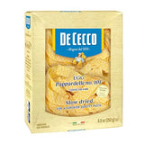 De Cecco Egg Pappardelle No. 101 Pasta, 8.8 Oz, Authentic, Slow Dried, Made with Cage Free Eggs & Durum Wheat, Versatile Pasta for Sauces & Recipes