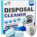 Foaming Garbage Disposal Cleaner and Deodorizer Tablets-24 Pack Food Disposal Cleaner, Quickly Eliminates Odors, XL Powerful Foaming Action