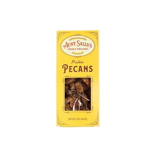 Aunt Sally's Pralines- Praline Coated Pecans- 5 oz box