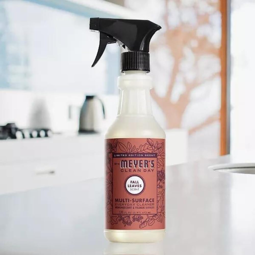 Mrs. MEYER'S CLEAN DAY Multi-Surface Everyday Cleaner, Fall Leaves, 16 Fl Oz (Pack of 2)