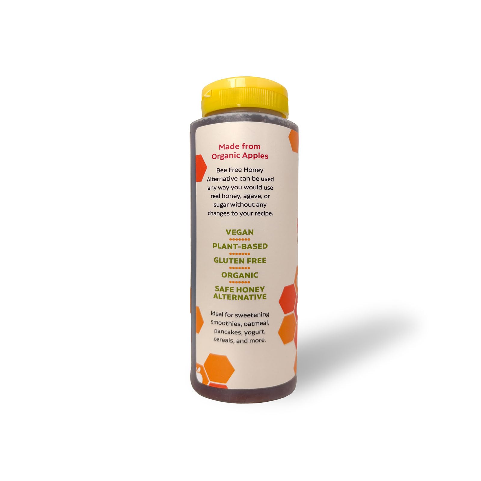 Blenditup Bee Free Vegan Honey (16 Oz) - Plant Based & All Natural Apple Made Honey - Ideal for Sweetening Foods of Your Choice