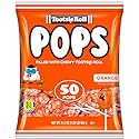 Tootsie Pops Single Flavor Bag - Orange Flavored Lollipops with Chocolatey Center - Individually Wrapped Hard Candy - Orange Candy - Peanut Free
