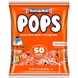 Tootsie Pops Single Flavor Bag - Orange Flavored Lollipops with Chocolatey Center - Individually Wrapped Hard Candy - Orange Candy - Peanut Free