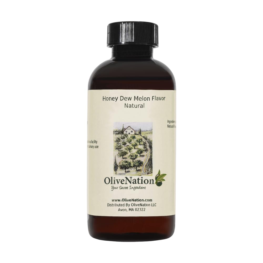 OliveNation Honey Dew Melon Flavor, Water Soluble Extract for Baked Goods, Beverages, Ice Cream, Non-GMO, Gluten Free, Kosher, Vegan - 8 ounces