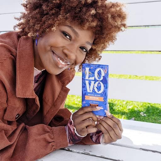 LOVO Oatmilk Chocolate, 100% Plant-based, Vegan, Non GMO, Gluten-Free, Swiss Made. 2.82 oz (Pack of 12)