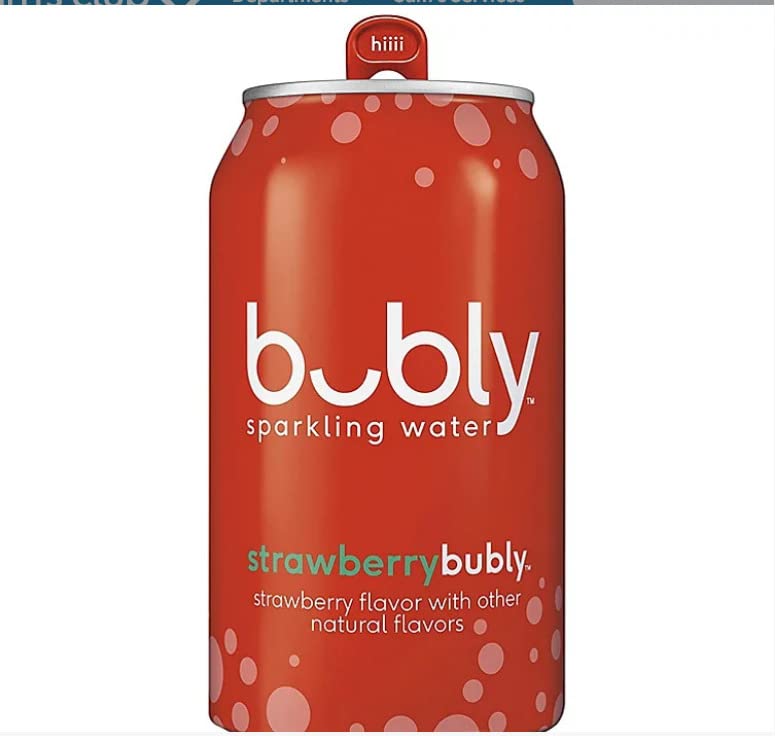 BEEQ- (Pack of) bubly Sparkling Water, Berry Bliss Sampler, 12 fl oz. Cans, Multi Flavor Soft Drink Bundle | Assortment Soda Refrigerator Restock Kit