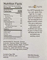 Holy Nuts Keto Food Low Carb Granola - Cereal Snack - Paleo Friendly - Ketogenic Breakfast Nut Foods - Low Sugar, Grain & Gluten Free Healthy Travel