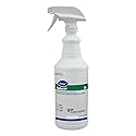Diversey D1222660 Alpha-HP Multi-Surface Disinfectant Cleaner, Empty Refill Bottles with Preprinted Label and sprayer nozzle, 32-Ounce