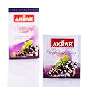 Akbar Flavoured Teas With Real Fruit Pieces - 20 Foil Tea Bags (Blackcurrant Burst)