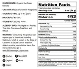 Food to Live Organic Sprouted Sunflower Seeds, 2 Pounds - Non-GMO, Kosher, No Shell, Unsalted, Raw Kernels, Vegan Superfood, Sirtfood, Bulk