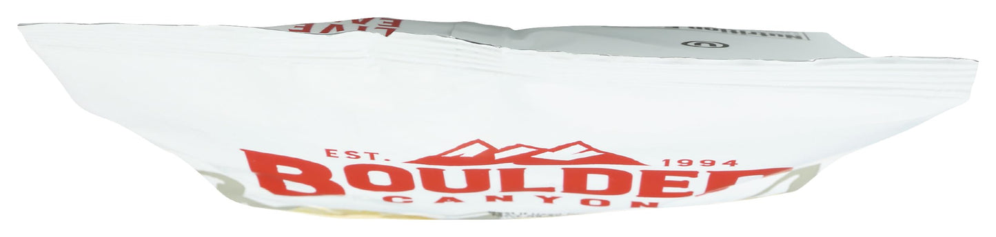 Boulder Canyon Kettle Cooked Potato Chips, Malt Vinegar and Sea Salt, 5 oz