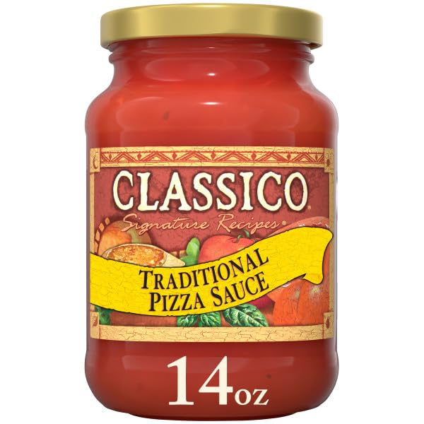 Classico Signature Recipes Traditional Pizza Sauce, 14 OZ (Pack of 6)