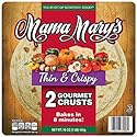 Mama Mary's, Prepared Pizza Crusts, Thin & Crispy 12" Crust (2 Crusts), 16oz Bag (Pack of 3) (Choose Types Below) (Thin & Crispy 12" Crust (2 Crusts))