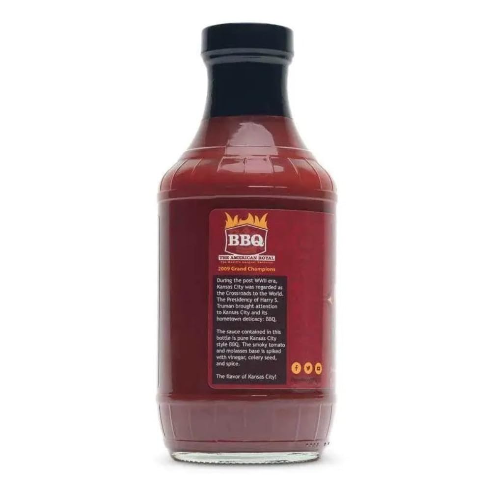 Plowboys BBQ Barbecue Sauce (KC Crossroads - 16 Fl Oz)