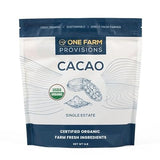 One Farm by WAAYB Organic Cacao, Single Estate, Non-GMO, Fair-Trade, Vegan, Gluten Free, 100% Raw Rizek Cacao in Resealable Bag for Cooking, Smoothies, Lattes & Baking (1 lb, Powder)