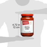 Mantova Pizza Sauce, Authentic, Gluten-Free, Perfect for Homemade Pizzas, Pasta Dishes, and Dips - Made with Premium All-Natural Ingredients, No Added