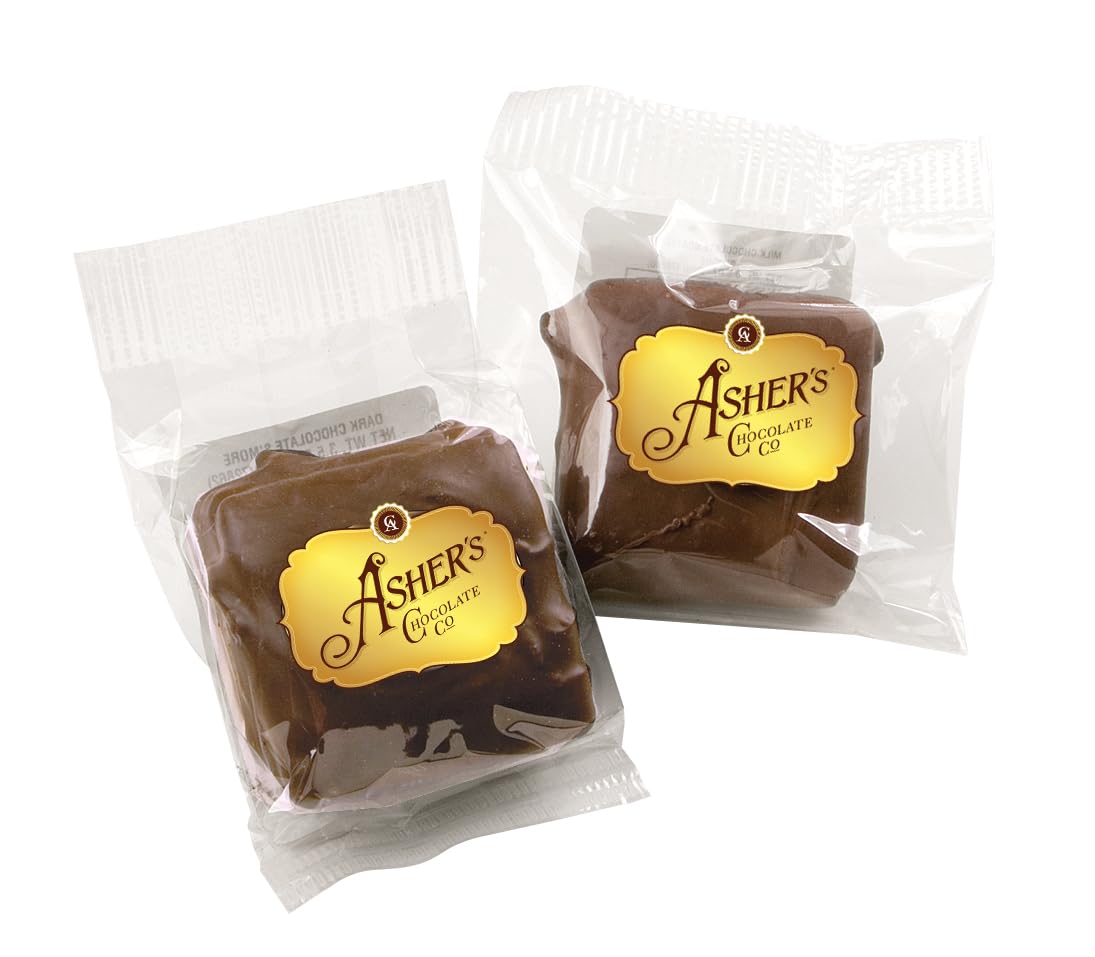 Asher's Chocolates, Large Milk Chocolate Coated S'mores, Sweet and Salty Candy, Made From the Finest Kosher Chocolate, Small Batches, Family Owned