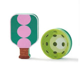 Linhome Pickleball Kitchen Dish Sponges, 2 Pack, Pickleball Paddle & Ball Shapes, Durable Layered Sponges, Non-Scratch, Quick-Dry, Fun Kitchen Gift