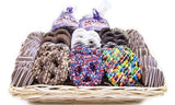 All City Candy's Cravings Collection Gourmet Hand Dipped Chocolate Covered Pretzels and Cookies Basket