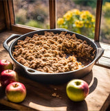 Sylvia's Restaurant Apple Crisp Recipe Mix, Making Desserts as Easy as Apple Pie with Sylvia’s Baking Mix, 8oz bag (Pack of 3)