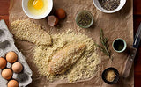 Bread Crumbs (12oz) - Golden Crisp Wheat Bread Crumbs - Bread Crumbs for Coating & Stuffing - Coat Burger, Schnitzel, Vegetables, Meatballs - Resealable Packaging