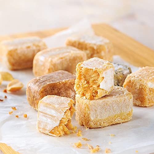 Assorted Mini Peanut Butter Bars, loose lb bulk, vegan high protein low sugar, 4 flavor variety, all natural, gluten free, plant based, individually