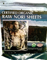 Raw Organic Nori Sheets 100 qty + Nut Milk Bag - COMBO - Certified Vegan, Raw, Kosher Sushi Wrap Papers - Premium Unheated, Un Cooked, untoasted