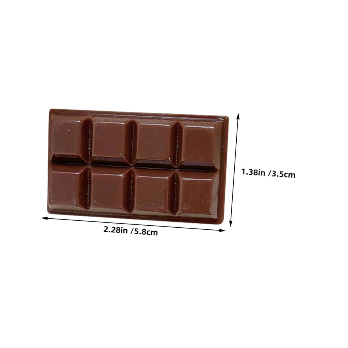 Toyvian 4pcs Valentine's Day Faux Chocolate Decoration Simulated Chocolate Models for Party Supplies Tabletop Decor and Shop Display
