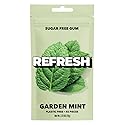 Refresh Gum, Sugar Free, Natural, Xylitol, Aspartame Free Chewing Gum, Natural Flavors & Organic Ingredients, Plastic Free, Non GMO, Gluten Free