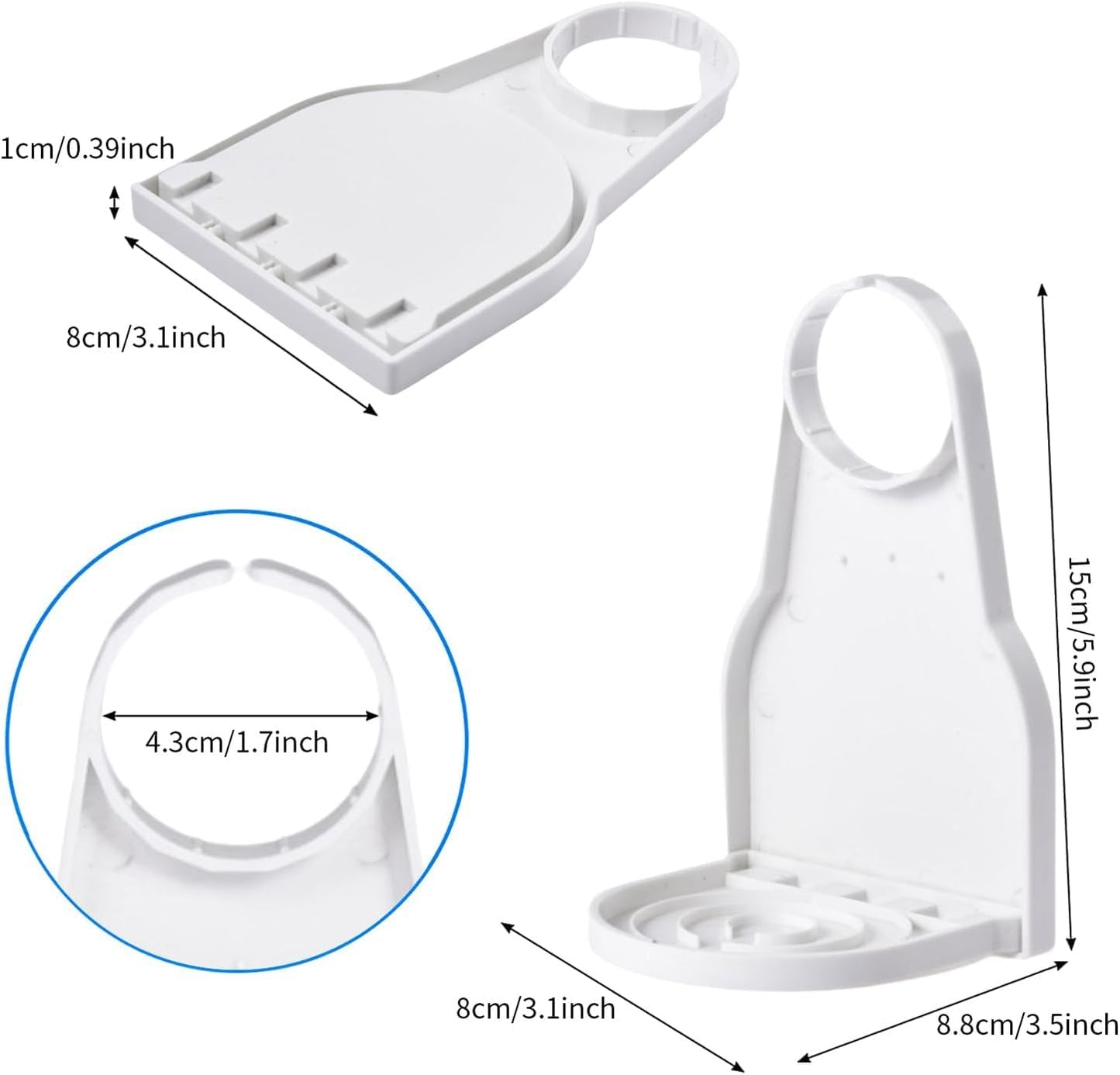 1 Pc white Detergent Dispenser Drip Tray For Fabric Softener Container Laundry Detergent Drip Catch Cup Holder Laundry Detergent Cup?15cm*8.8cm*8cm?