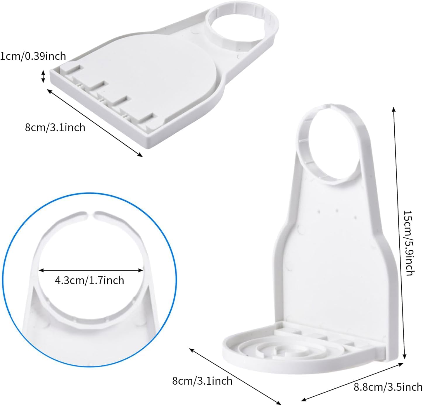 1 Pc white Detergent Dispenser Drip Tray For Fabric Softener Container Laundry Detergent Drip Catch Cup Holder Laundry Detergent Cup?15cm*8.8cm*8cm?