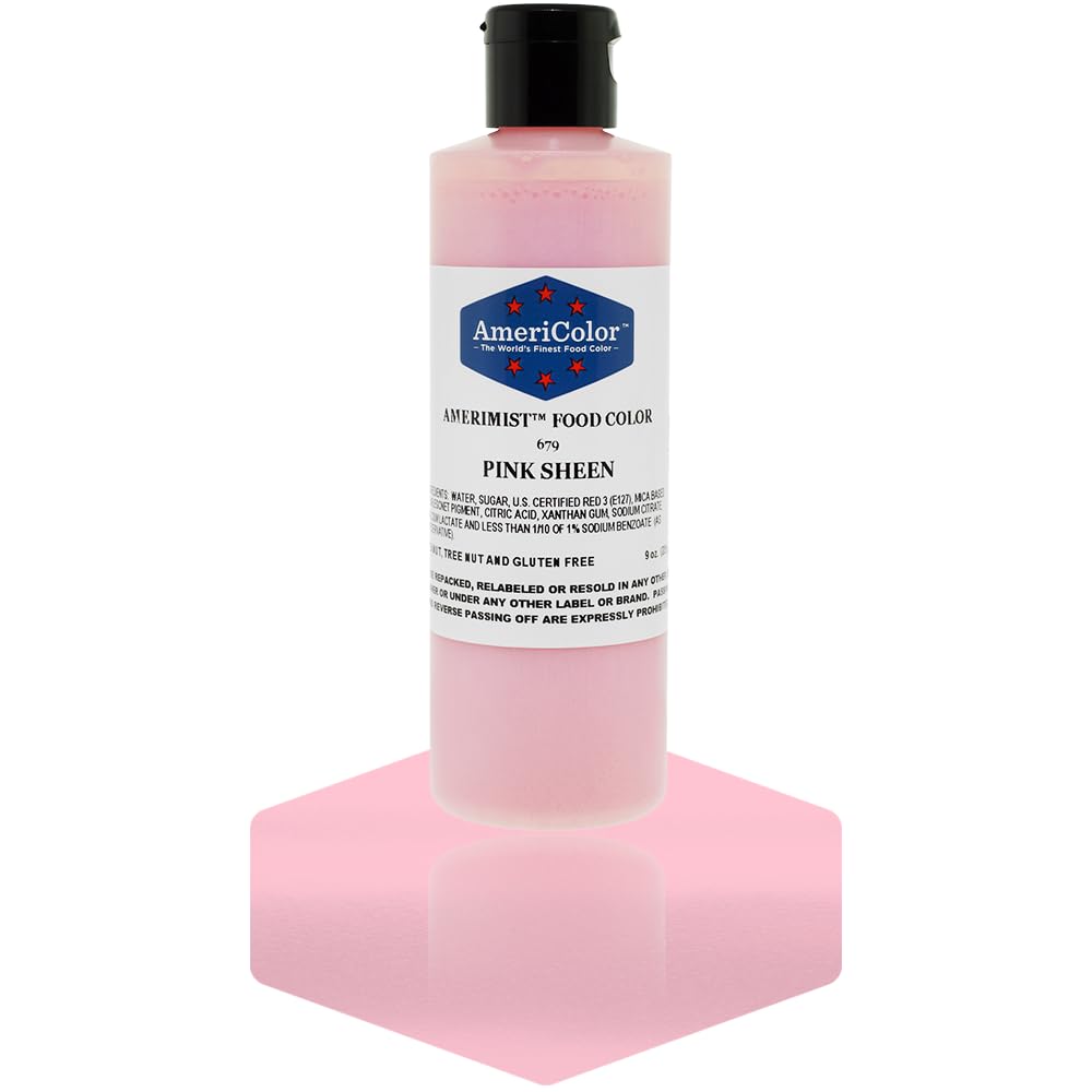AmeriColor Amerimist Airbrush Color 9 Ounce, Pink Pearl Sheen