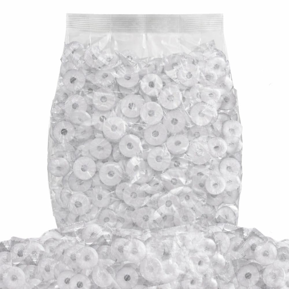 Peppermint Ring Hard Candy - 25 lb (Approx. 3,250 pieces)